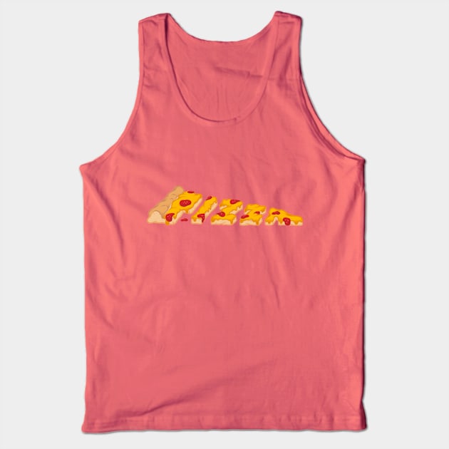 Pizza Tank Top by blindchocomallow